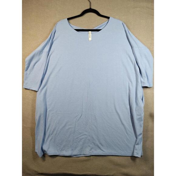 Zenana Premium Women's Large Spring Blue Dolman Tunic with Pockets Oversized - Picture 1 of 5